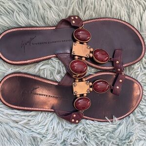 Giuseppe Zanotti Designer Y2K bead sandals
